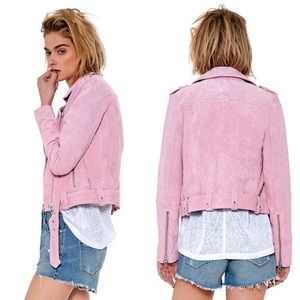 Blank NYC Suede, Pink Jacket